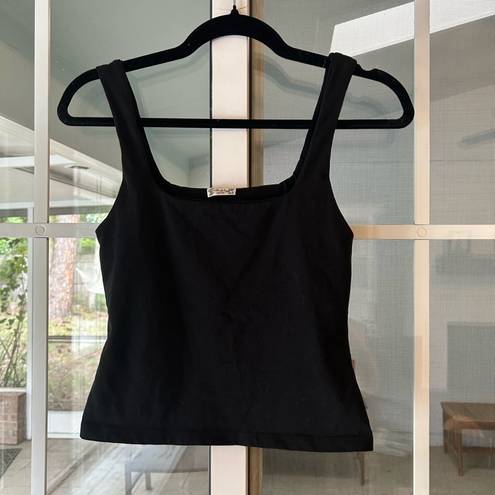 Free People last time cami tank top in black