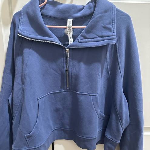 Lululemon Scuba Oversized Funnel Neck Half Zip(Water Drop) Blue Size XL -  $89 - From TJ