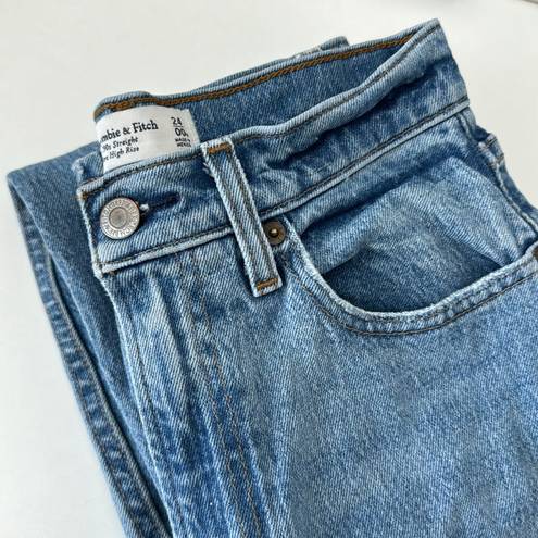 Abercrombie & Fitch Abercrombie Curve Love Ultra High Rise 90s Straight Jean - Size 24/00R