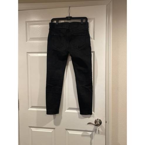 Liverpool  the ankle skinny pant black‎ rinse