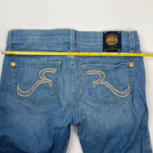 Rock & Republic  Jeans with Gold Thread Size 25