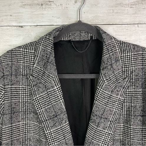 All Saints Dustie Check Duster Jacket Size 10