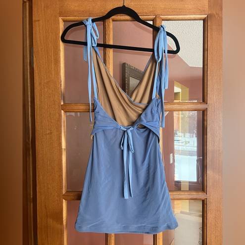 Majorelle  blue mini dress