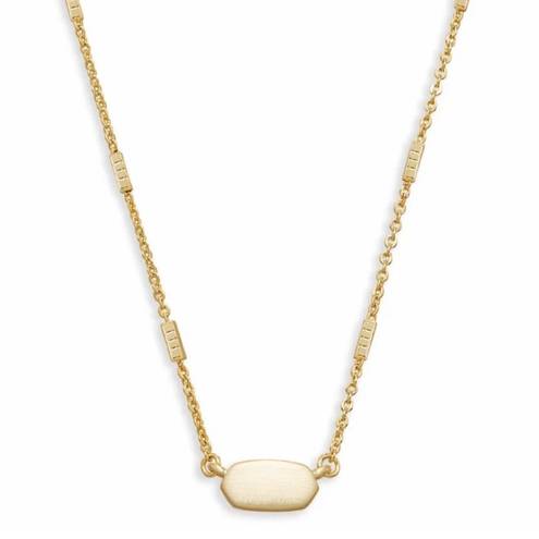 Kendra Scott  Fern Pendant Gold Necklace