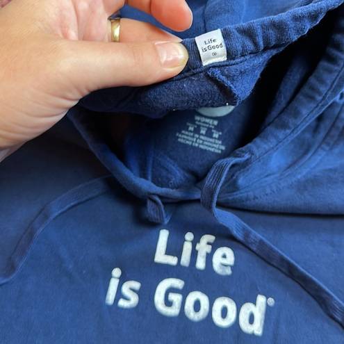 Life is Good NAVY  HOODIE SWEATSHIRT