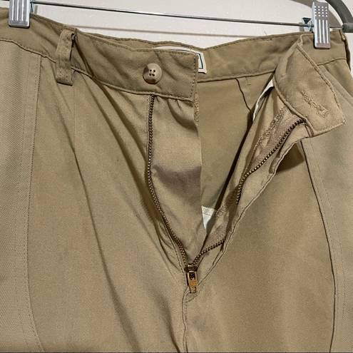 L.L.Bean  || Vintage 70s Khaki Two Tone High Waist Pants