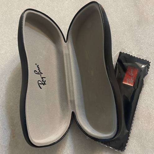 Ray-Ban  Eyeglass frame case black unisex w lenses cloth