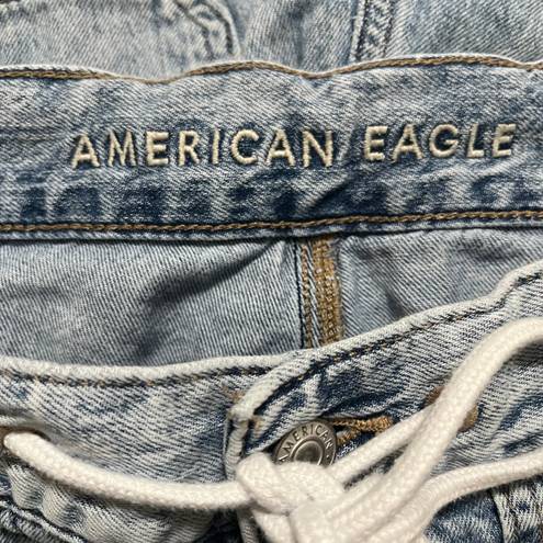 American Eagle Women’s High Waisted Acid Wash Jogger Style Jeans