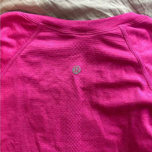 Lululemon Swiftly Tech Long Sleeve Hot Pink