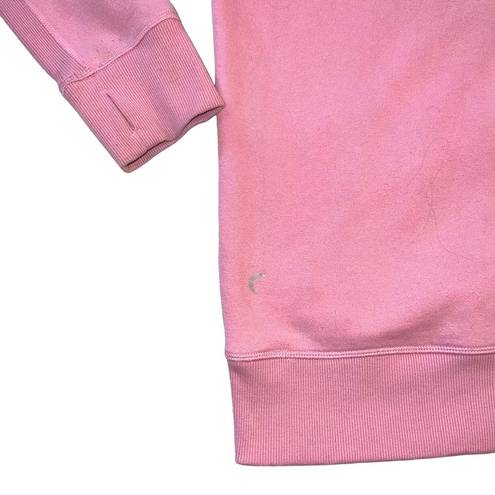 Zyia Oh So Soft Womens Hoodie Hooded Sweatshirt Pullover Long Sleeves Pink Large