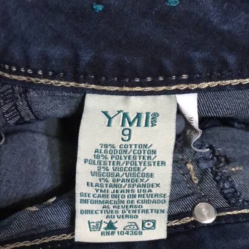 Ymi Dark blue denim skinny jeans size 9