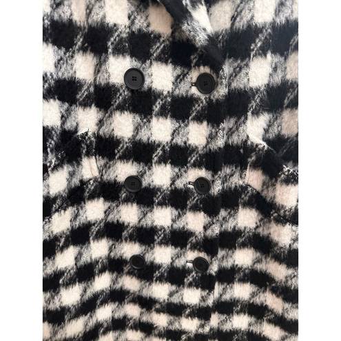 ALLSAINTS NWT  Haithe Brushed Checked Belted Coat Sz 6