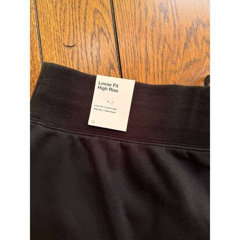 Nike  Phoenix Fleece High-Waisted Curve Sweatpants Womens XXL Black NWT