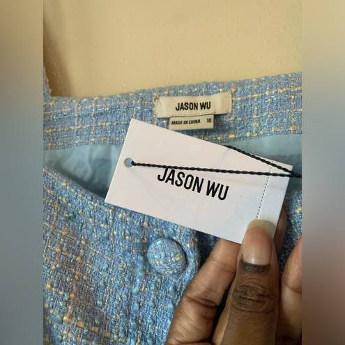 Jason Wu Blue Tweed Set Size 10