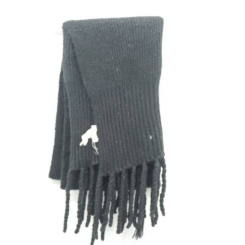 Free People One Size Black Scarf 