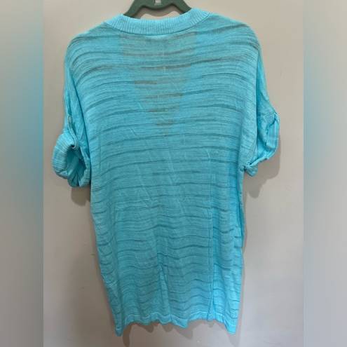 Tommy Bahama  beach V neck sweater coverup NWT sz Large