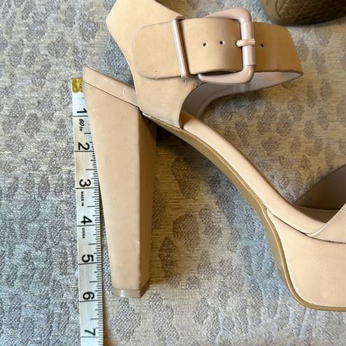 Bamboo Nude heels