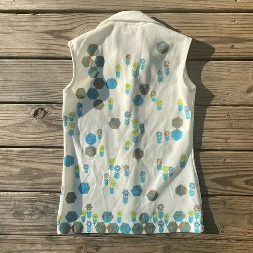 Daisy VTG ‘70s Sleeveless Abstract  Print Top