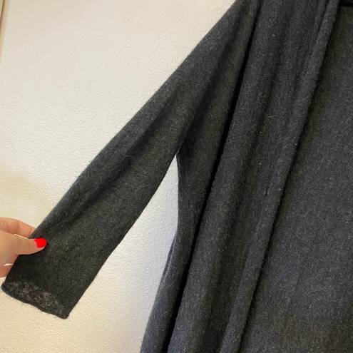 The Row  Cashmere Silk Open Front Cardigan Small Black