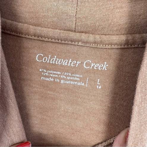 Coldwater Creek  Turtle/mock neck long sleeve Size Large