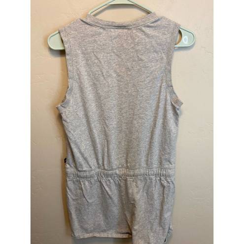 Nike  Grey One Piece Romper Rainbow Stripe Cotton Lounge Set Size Small