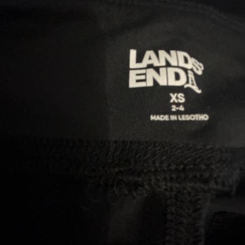 Lands'End New  Womens Black Active Five Pocket Pants XS