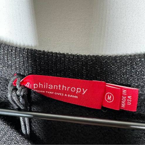 n:philanthropy  Black Cut Out Sweatshirt NWT in Large