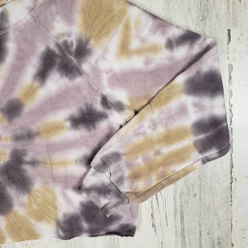 Parker NWT Oli Viv  Tie Dye Cropped Crop Pullover Sweatshirt Women's Size XS