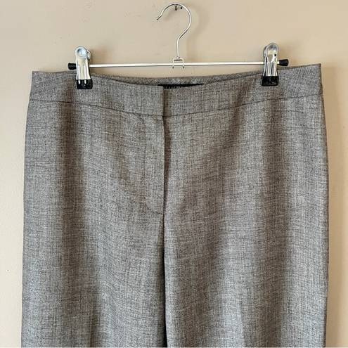 Lafayette 148  NY Taupe Lightweight Wool Blend Wide Leg Trouser Dress Pants Sz 8