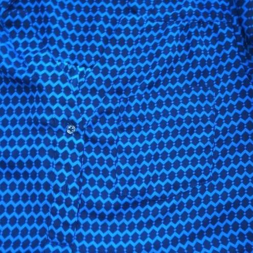 Candie's *  Hexagon Blue and Black top Size XS