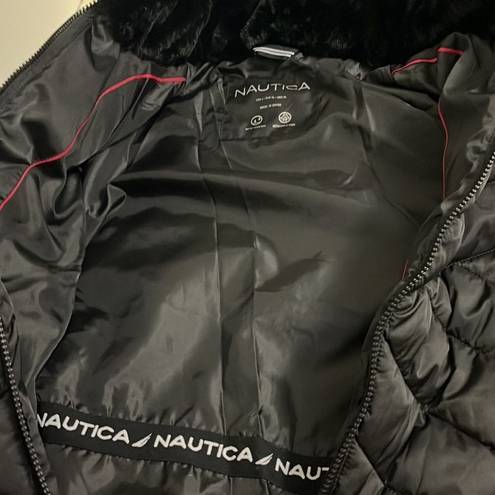 Nautica  SHORT PUFFER JACKET WITH REMOVABLE HOOD