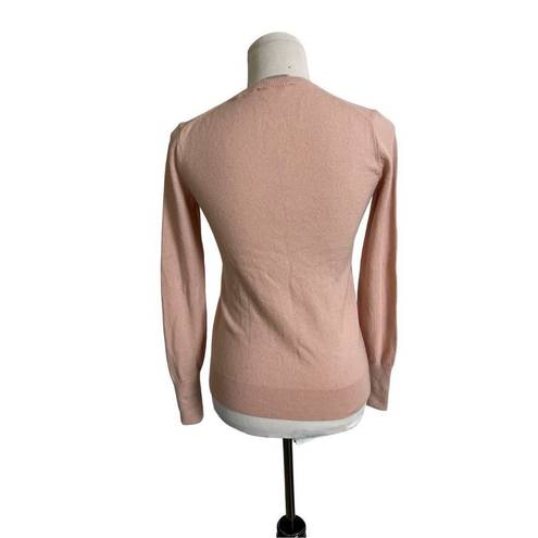 Everlane  Womens Sweater Pink Pullover 100% Cashmere Crewneck size XS