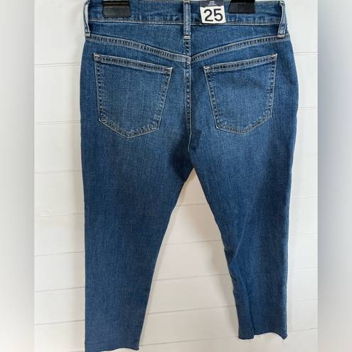 Gap NWT Petite  Mid rise vintage medium wash ankle girlfriend jeans size 0