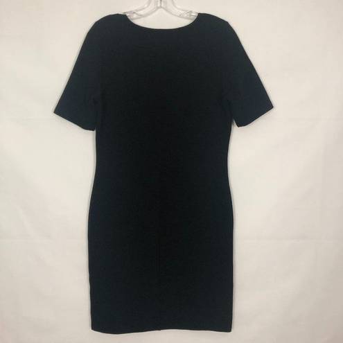 Mario Serrani  Short Sleeve Ribbed Black  Dress Size S