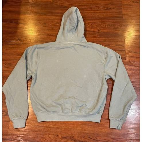 Good American  FLEECE HOODIE GRAY SZ LARGE L