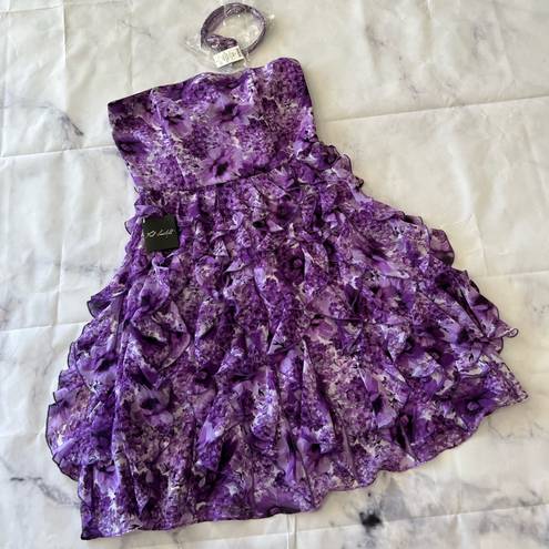 White House | Black Market FINAL SALE💐  spring cascade purple dress ✨