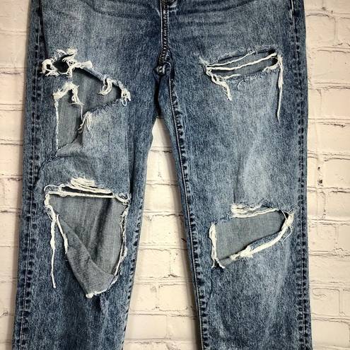 Willow + Root  Women's Size 28 The Vintage Dad Jean Distressed Straight High Rise