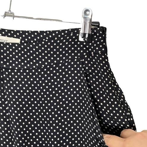 Capulet  Teresa Pants Black Polka Dot Micro Dot Women’s Size Small