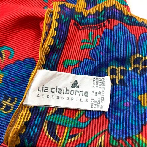 Liz Claiborne Vintage  Floral Scarf