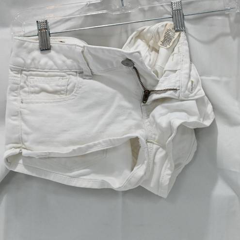 American Eagle denim shorts Size 0 White