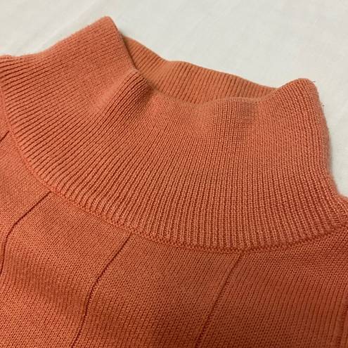 Dress Barn  Orange Mock Neck Sweater