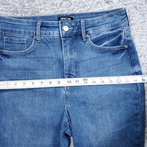 NYDJ  Curves 360 Curve Shaper Marilyn Straight Jeans Lovesick Women's Size 8