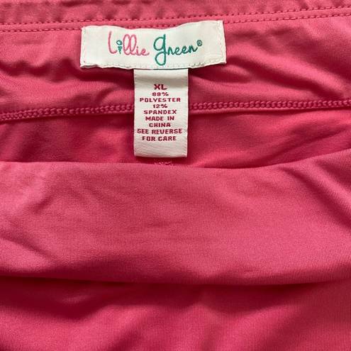 Edge Lillie Green Womens Skort Skirt Size XL Scallop  Sporty Athletic GolfPockets