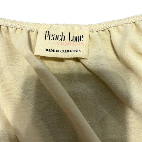 Peach Love California Peach love beige tank blouse size large