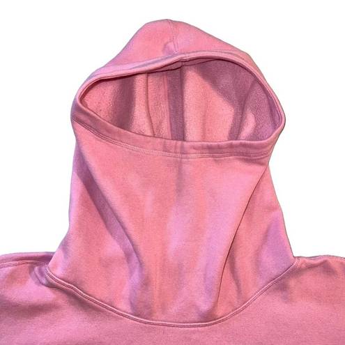 Zyia Oh So Soft Womens Hoodie Hooded Sweatshirt Pullover Long Sleeves Pink Large