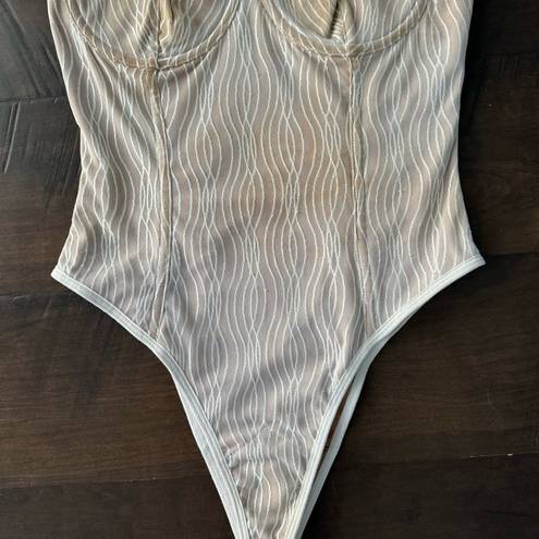 White Fox Boutique White Fox Corset Bodysuit