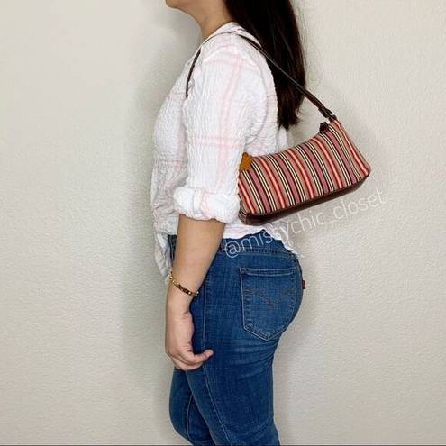 Relic  Y2K Woven Rainbow Knit Shoulder Bag