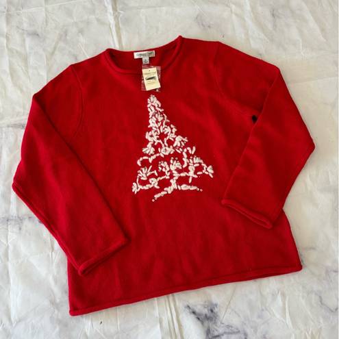 Coldwater Creek  Christmas tree sweatshirt ✨