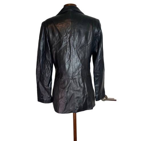 BP . Y2k leather jacket