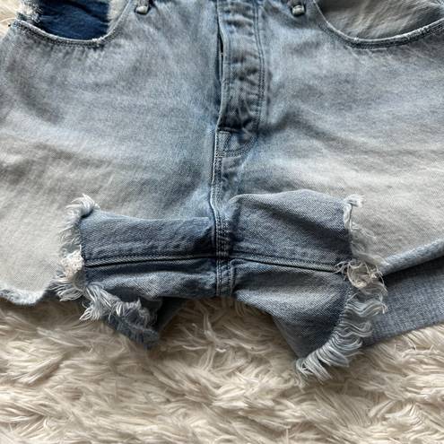 Good American Jean Shorts Light Wash Size 4